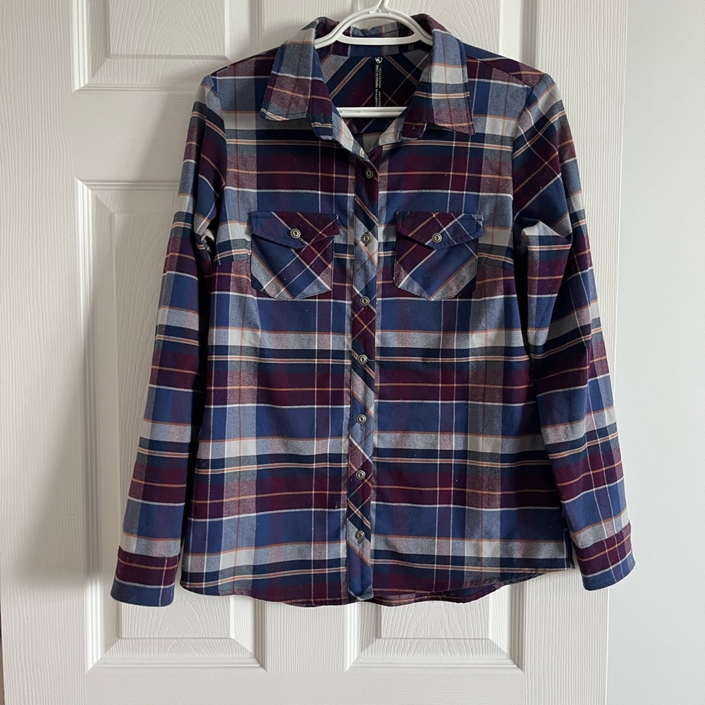 Kuhl Women's Plaid Button Down Shirt